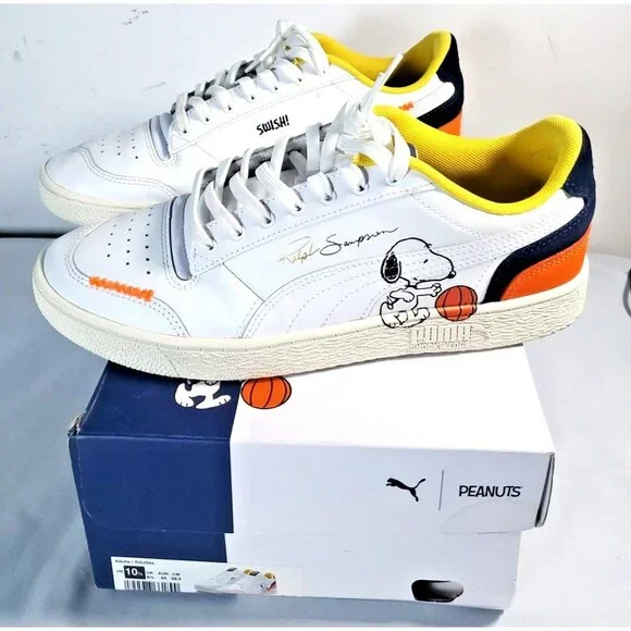 PUMA RALPH SAMPSON x SNOOPY PEANUTS LOW SNEAKERS MENS Size 375516-01